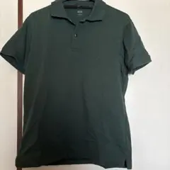 UNIQLO 半袖ポロシャツ ダークグリーン M