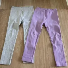 ユニクロ　リブレギンスパンツ　110