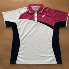 YONEX ポロシャツ 赤/白/黒
