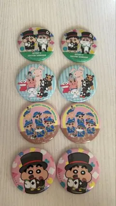 レトルト クレヨンしんちゃんコラボ 缶バッジ