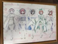 五等分の花嫁 一番くじ イラストボード