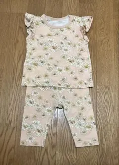 ポール&ジョー　ピンク　花柄　セットアップ　半袖　パンツ　ズボン　Tシャツ