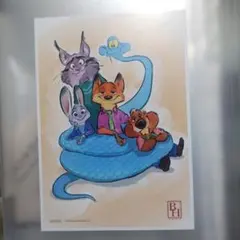 ズートピア2 映画入場特典 イラストカード