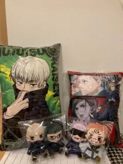 呪術廻戦　ぬいぐるみ・クッション　6点セット