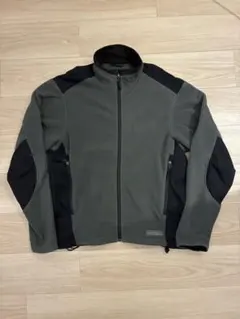 REI フリースジャケット グレー フルジップ テック　Y2K アウトドア 古着