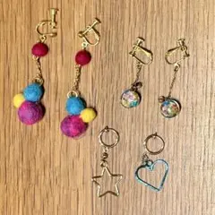 【お得な3点セット】大人かわいい イヤリング まとめ売りのサムネイル