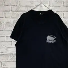 USA製90sヴィンテージTシャツ！シングルステッチ　ブラック半袖古着L710