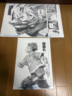 新品未開封】 ヒロアカ展 原画展 デジタル原稿プリント 緑谷出久