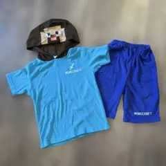 マインクラフト　MINECRAFT パジャマ　ルームウェア　キッズ　子供の頃