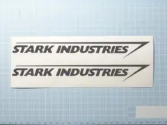 STARK INDUSTRIES社名ステッカー １行Ver.