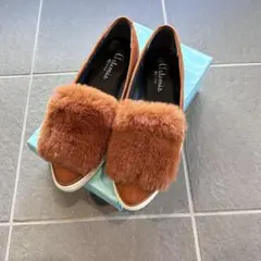 アルテミス バイ ダイアナ エコファー スリッポン　24.5cm