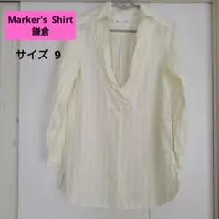 Maker's Shirt 鎌倉 長袖シャツ ストライプのサムネイル