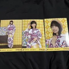 乃木坂46 五百城茉央 真夏の全国ツアー2025 浴衣 生写真 3種セット