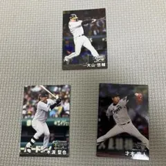 【プロ野球チップス】カードセット3枚/阪神タイガース