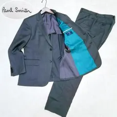 ポールスミス スーツ ゼニア セットアップ グレー ストライプ L2 イタリア