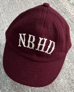NEIGHBORHOOD ネイバーフッド NBHD ロゴ キャップ ボルドー L