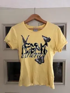 PAM 蝶プリント Tシャツ イエローのサムネイル