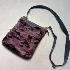 【美品✨】クリスチャンオリビエ 迷彩柄　ショルダーバッグ コンパクト　総柄