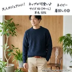 URBAN RESEARCH アーバンリサーチ ネップ クルーネックニット