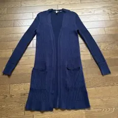 Polo Lauren Ralph LAURENネイビー ロングカーディガン