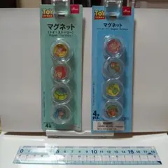 【新品未使用】トイ・ストーリー マグネット 4個セット×2種類