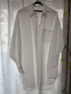 GU ホワイト 長袖シャツ XL 美品　試着のみ