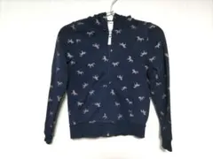 H&M ユニコーン柄 ジップアップパーカー 134/140