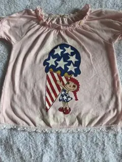 Daddy Oh Daddy アイスクリーム柄 Tシャツ 100cmのサムネイル
