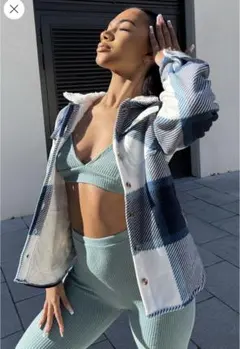 シャツジャケット 柄