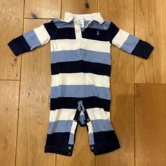 Ralph Lauren ストライプロンパース