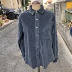 paul smith collection ベロア　ストライプ　シャツ　Mサイズ