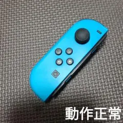 78　Nintendo Switch　ジョイコン　ネオンブルー