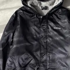 14994 アディダス バックロゴ 裏ボア ベンチコート