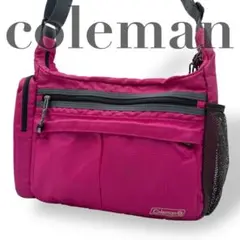 【売切り価格】コールマン Coleman ショルダーバッグ ピンク A4