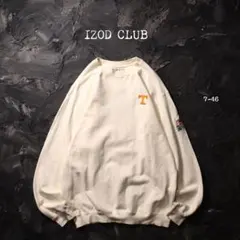 90’s IZOD CLUB トレーナー　ポロ生地　テネシー大学　ピーチボウル