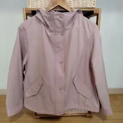 ユニクロ　UNIQLO　コットンブレンドパーカー　ピンク　Ｍ　未使用に近い