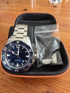 美品】ハミルトン オープンウォーター フロッグマン 42mm ブラック文字 