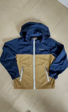 【訳あり】Columbia フード付きジャケット ネイビー ベージュのサムネイル