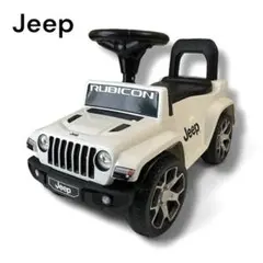 【美品】乗用玩具 Jeep Wrangler Rubicon ジープ ホワイト