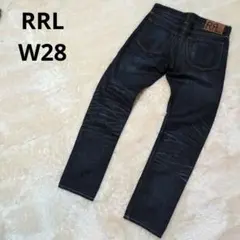 ✨美品✨RRL スリムナロー デニム W28 セルビッジ インディゴ 濃紺のサムネイル