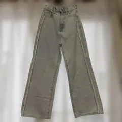 ライトオン　ワイドデニム パンツS