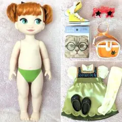 ディズニー アニメータードール　アナ　スニーカー　眼鏡　サングラス　バッグ付き