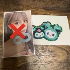 【コ様専用】TWICE ポップアップ ホログラム ステッカー　ミナ　クロミ