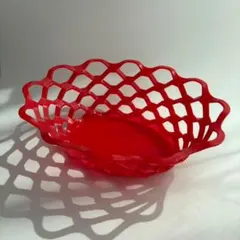 ヴィンテージ　ミッドセンチュリー　レトロ　レトロポップ　籠　昭和レトロ