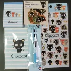 サンリオChococat シール　レターセット　メモ帳　フレークシール　ペン