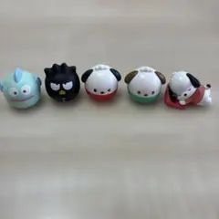 サンリオ ポチャッコ バツ丸 ハンギョドン カプセルトイ フィギュア 5体セット