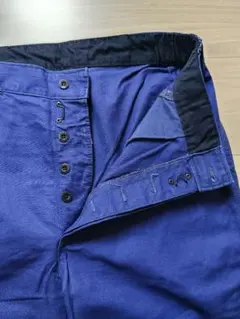 Le Laboureur ワークパンツ フランス製 ブルー 42 美品のサムネイル