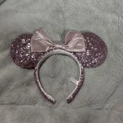 ディズニーカチューシャ スパンコール （ピンク）