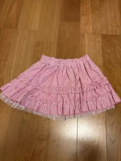 リズリサドール　ピンク ストライプ スカート