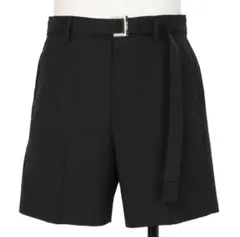 24SS sacai Suiting Shorts ショートパンツ 黒 2のサムネイル